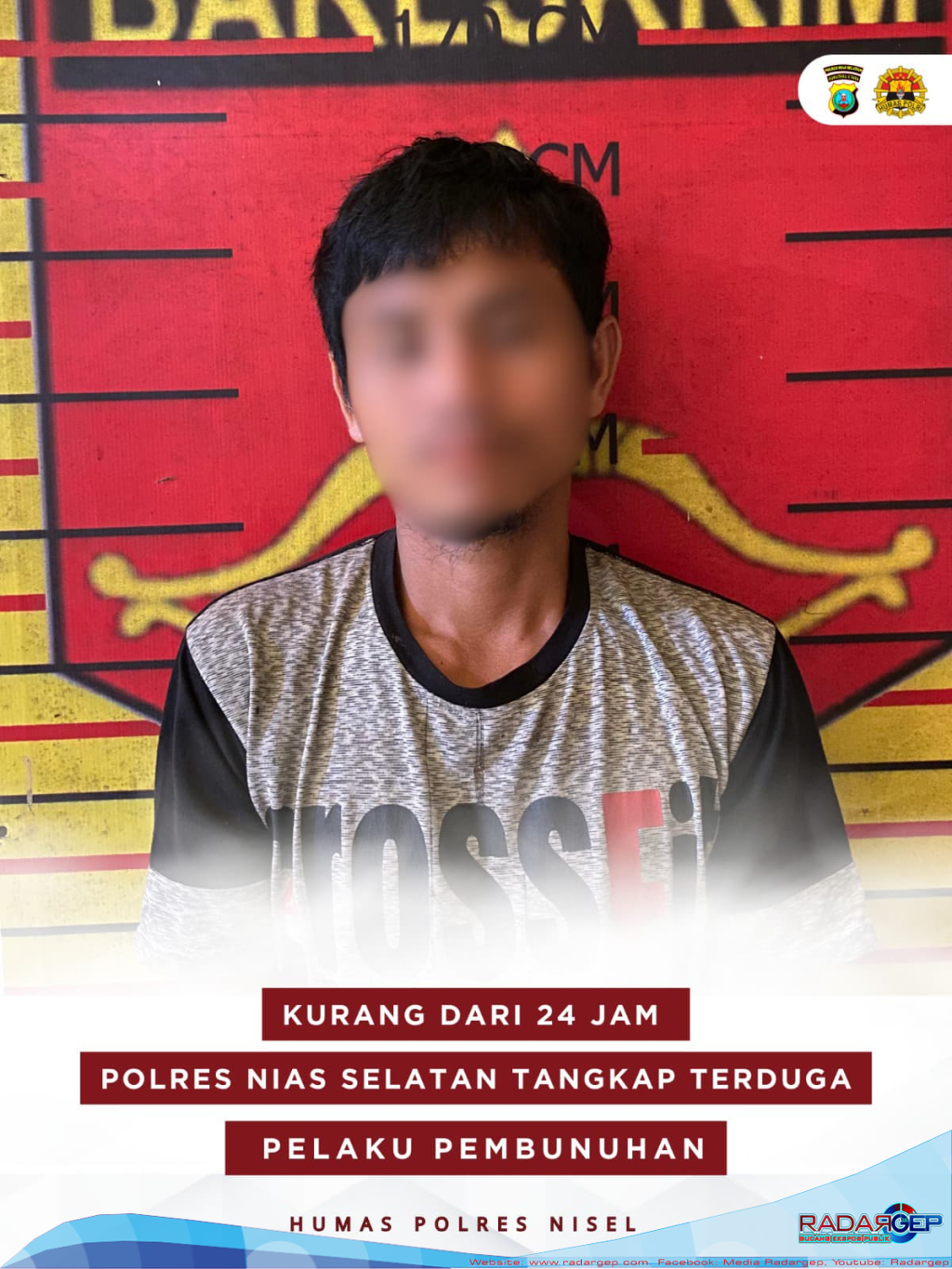 Kurang dari 24 Jam Polres Nias Selatan Tangkap Terduga Pelaku Pembunuhan